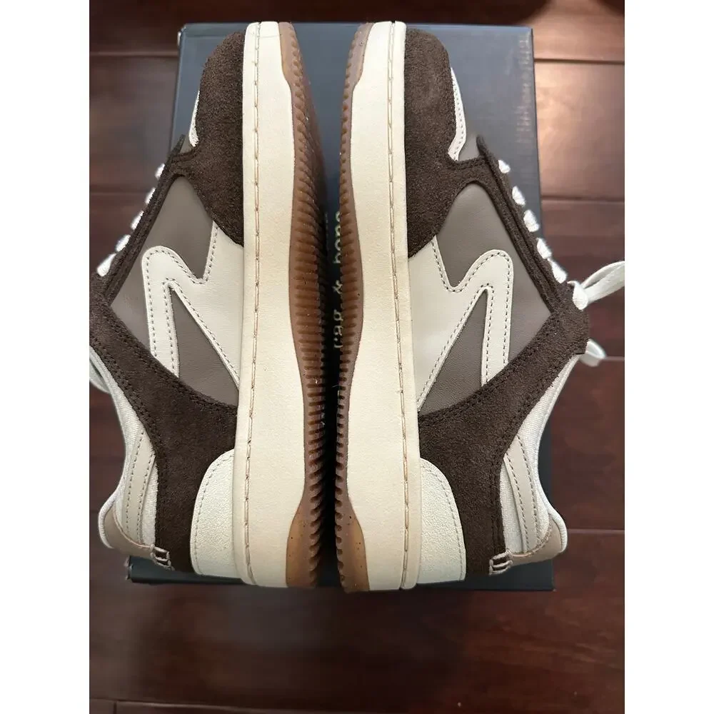 New Rag & Bone Retro Brown Tennis Leather Sneaker Size 6.5